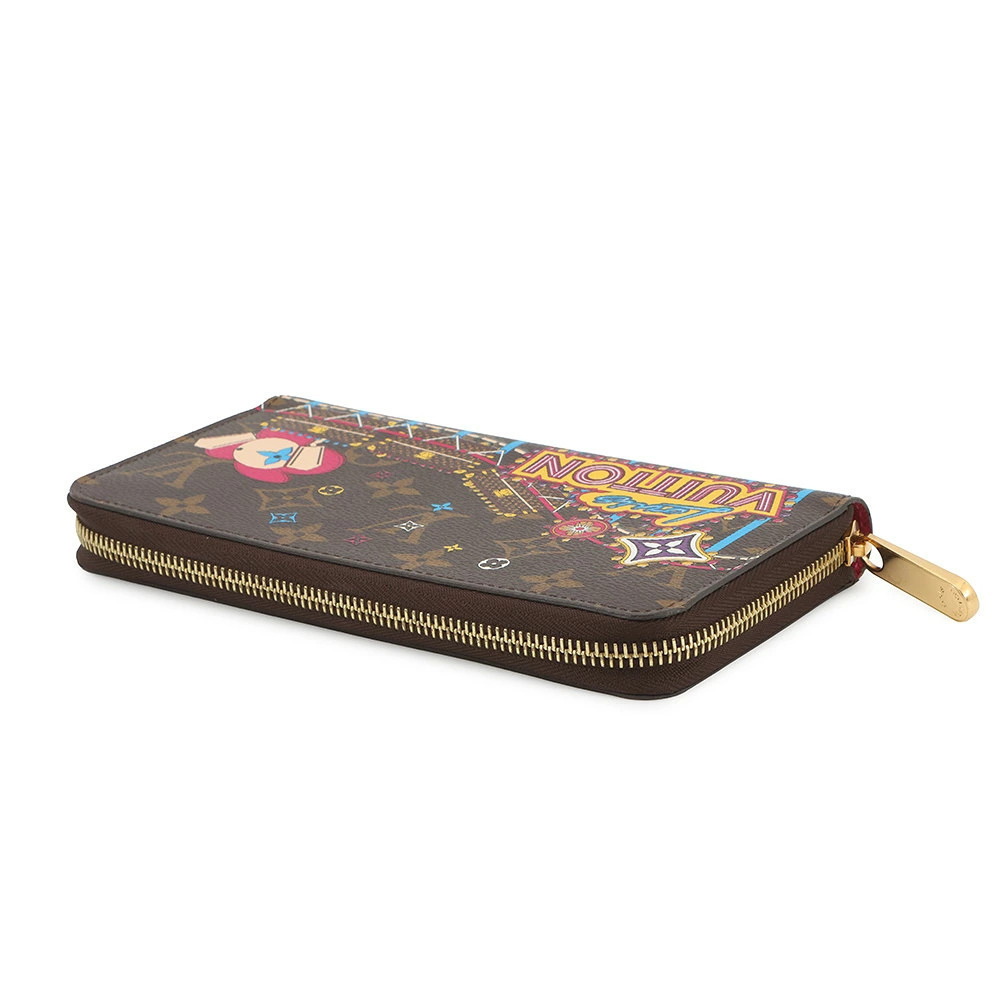 Louis Vuitton Long Vivienne Zippy Holiday Wallet Collection Monogram Brown